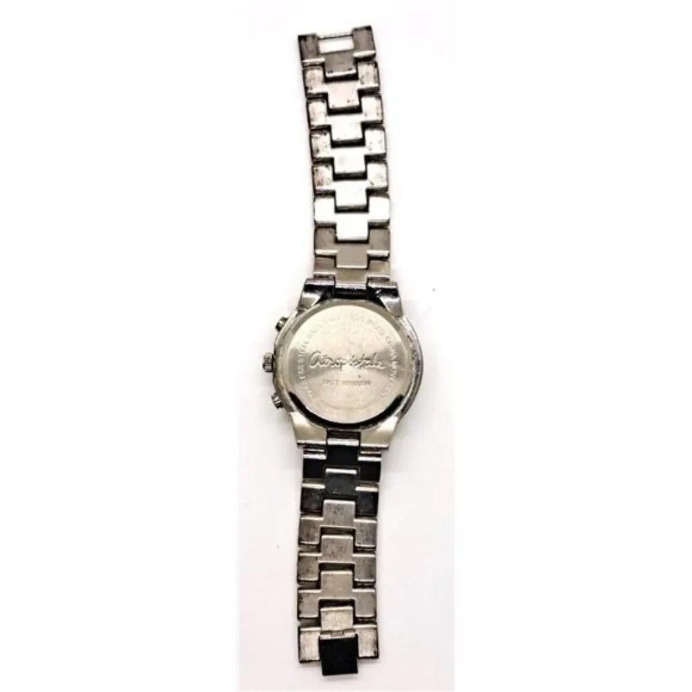 Aeropostale Ladies Stainless Steel Multi Dial WristWatch New Battery